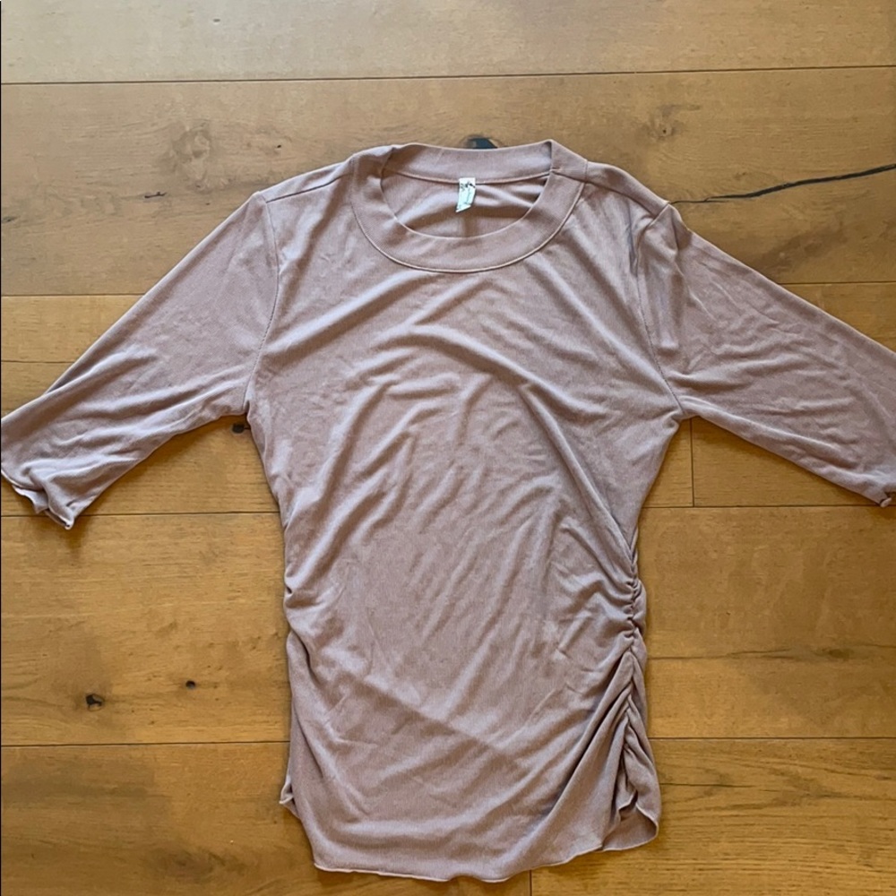 Free people half sleeve shirt